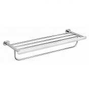 Wonzon & Woghand First Полка для полотенец 67х22 см, подвесная, цвет: хром глянцевый WW-8481