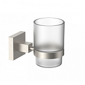 Wonzon & Woghand Polo Стакан подвесной, стеклянный, цвет: брашированный никель WW-8921-BN