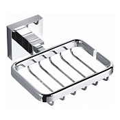 Wonzon & Woghand Polo Мыльница с латунной решеткой, подвесная, цвет: хром глянцевый WW-8924