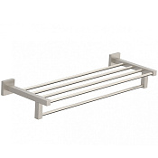 Wonzon & Woghand Polo Полка для полотенец 61х22 см, подвесная, цвет: брашированный никель WW-8981-BN