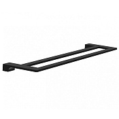 Wonzon & Woghand Eclipse Полотенцедержатель 60 см, подвесной, цвет: черный матовый WW-9111-BL