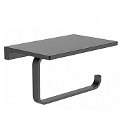 Wonzon & Woghand Eclipse Держатель туалетной бумаги с полочкой, подвесной, цвет: темный графит WW-9126-GM