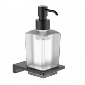 Wonzon & Woghand Eclipse Дозатор для жидкого мыла, подвесной, стеклянная колба, цвет: темный графит WW-9133-GM
