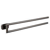 Wonzon & Woghand Graffity Полотенцедержатель 41 см, подвесной, цвет: темный графит WW-9331