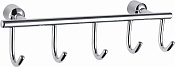 Wonzon & Woghand Вешалка для ванной, 3 крючков, цвет: хром глянцевый WW-9382-5