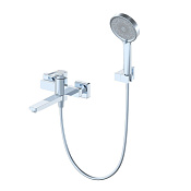 Wonzon & Woghand Frame Смеситель для ванны накладной с душем, цвет: хром глянцевый WW-88639010-CR