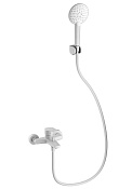 Wonzon & Woghand Смеситель для ванны накладной с душем, цвет: белый матовый WW-A30891-MW