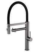 Wonzon & Woghand Смеситель для кухни с гибким изливом и каналом для фильт. воды, цвет: темный графит WW-88458007-BGM