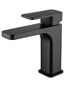 Wonzon & Woghand Arnie Смеситель для раковины, излив 11,6 см, цвет: черный матовый WW-691101-MB