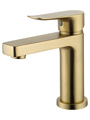 Wonzon & Woghand Blend Смеситель для раковины, излив 11 см, цвет: брашированное золото WW-A40222-BG