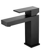 Wonzon & Woghand Cube Смеситель для раковины, излив 12 см, цвет: черный матовый WW-88139016-MB