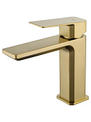 Wonzon & Woghand Diamond Смеситель для раковины, излив 12 см, цвет: брашированное золото WW-88139011-BG