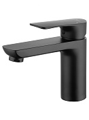 Wonzon & Woghand Смеситель для раковины, без д/к, длина излива 11,8 см, цвет: черный матовый WW-A40732-MB