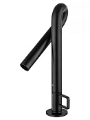 Wonzon & Woghand Loop Смеситель для раковины, излив 6 см, цвет: черный матовый WW-111-00-508