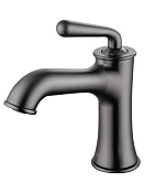 Wonzon & Woghand Steam Смеситель для раковины, излив 13 см, цвет: темный графит WW-88139008-BGM