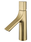 Wonzon & Woghand The One Смеситель для раковины, излив 11,1 см, цвет: брашированное золото WW-H010-BG