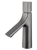 Wonzon & Woghand The One Смеситель для раковины, излив 11 см, цвет: темный графит WW-H010-BGG