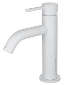 Wonzon & Woghand Смеситель для раковины, без д/к, длина излива 11,5 см, цвет: белый матовый WW-H1061-MW