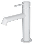 Wonzon & Woghand Смеситель для раковины, без д/к, длина излива 12,5 см, цвет: белый матовый WW-H1063-MW