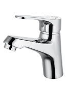 Wonzon & Woghand Смеситель для раковины, без д/к, длина излива 11,2 см, цвет: хром глянцевый WW-A40212-CR