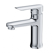 Wonzon & Woghand Смеситель для раковины, без д/к, длина излива 10,7 см, цвет: хром глянцевый WW-XH-011-CR