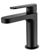 Wonzon & Woghand Смеситель для раковины, без д/к, длина излива 11 см, цвет: черный матовый WW-H1032-MB