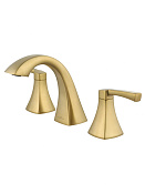 Wonzon & Woghand Flex Смеситель для раковины на 3 отверстия, излив 13 см, цвет: брашированное золото WW-88083095-BG
