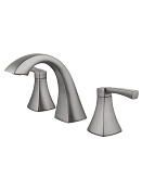 Wonzon & Woghand Flex Смеситель для раковины на 3 отверстия, излив 13 см, цвет: темный графит WW-88083095-BGM