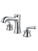 Wonzon & Woghand Steam Смеситель для раковины на 3 отверстия, излив 13,1 см, цвет: хром глянцевый WW-88159008-CR