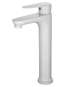 Wonzon & Woghand Alfa Смеситель для раковины, излив 11 см, цвет: белый матовый WW-A40232-MW