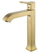 Wonzon & Woghand Flex Смеситель для раковины, излив 17 см, цвет: брашированное золото WW-88019072-BG