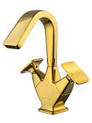 Wonzon & Woghand Shakespeare Смеситель для раковины, излив 11,95 см, цвет: темное золото WW-651103-DG