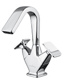 Wonzon & Woghand Shakespeare Смеситель для раковины, излив 12 см, цвет: хром глянцевый WW-651103-CR