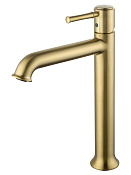 Wonzon & Woghand Tor Смеситель для раковины, излив 17,6 см, цвет: брашированное золото WW-88019073-BG