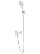 Wonzon & Woghand Смеситель для ванны накладной с душем, без излива, цвет: белый матовый WW-4540-MW