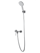 Wonzon & Woghand Смеситель для ванны накладной с душем, без излива, цвет: хром глянцевый WW-4540-CR