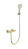Wonzon & Woghand Inn Смеситель для ванны с душем, термостат., без излива, цвет: брашированное золото WW-B2003-A-BG