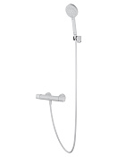 Wonzon & Woghand Inn Смеситель для ванны термостатический с душем, без излива, цвет: белый матовый WW-B2029-A-MW