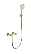 Wonzon & Woghand Inn Смеситель для ванны с душем, термостат., без излива, цвет: брашированное золото WW-B3013-A-BG
