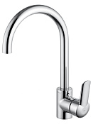 Wonzon & Woghand Baroque Смеситель для кухни, изливом 20 см, цвет: хром глянцевый WW-192101-CR