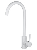 Wonzon & Woghand Смеситель для кухни, изливом 18 см, цвет: белый матовый WW-A21102-MW