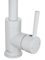 Wonzon & Woghand Смеситель для кухни, изливом 18 см, цвет: белый матовый WW-A21102-MW