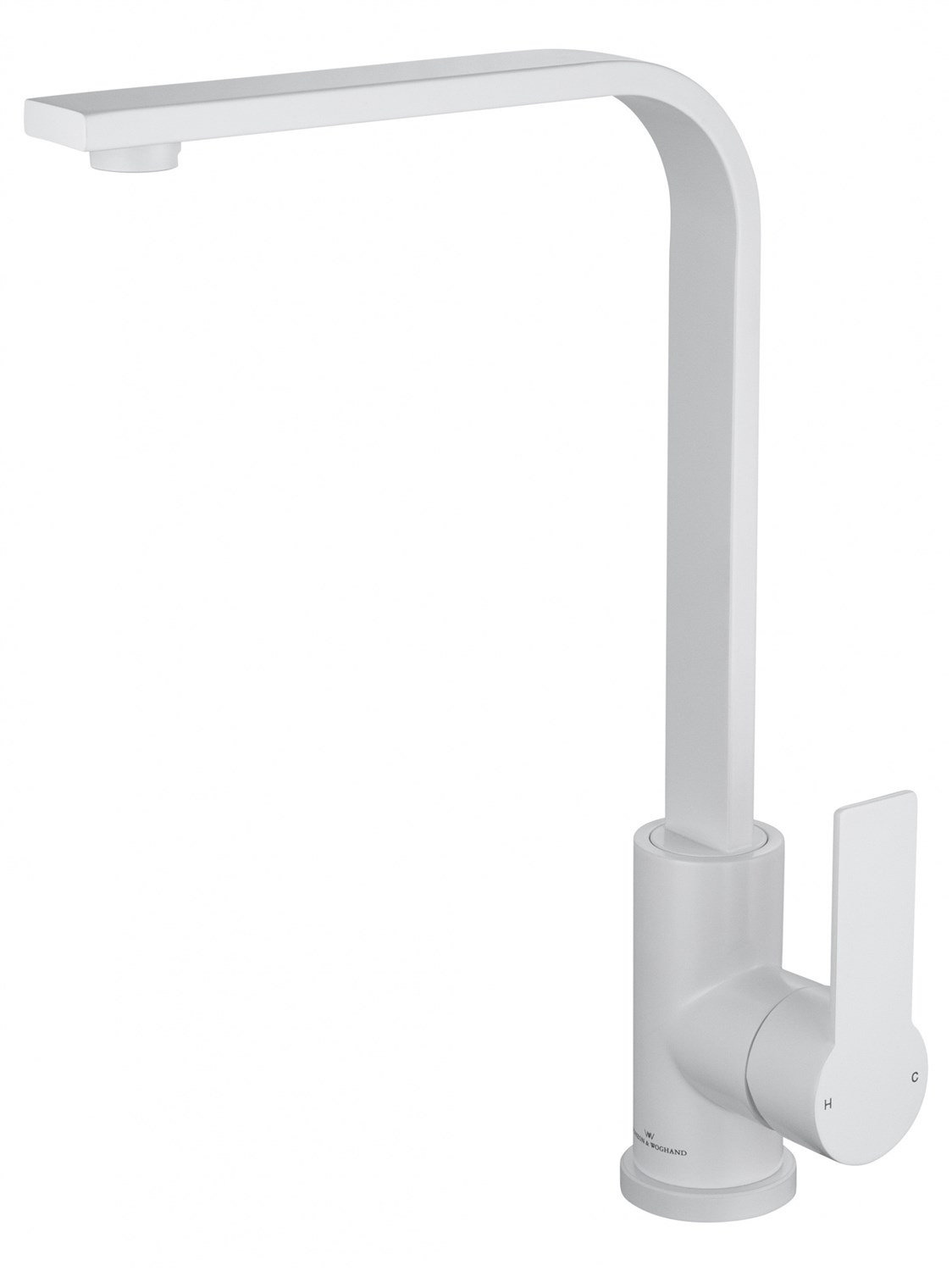 Wonzon & Woghand Смеситель для кухни, изливом 19,7 см, цвет: белый матовый WW-AE4550-MW