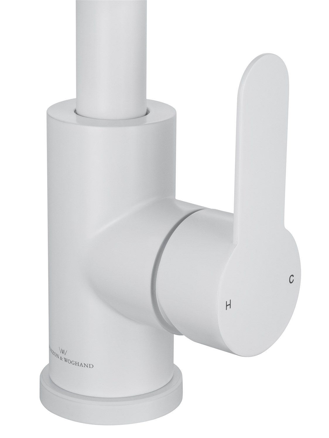 Wonzon & Woghand Смеситель для кухни, изливом 20,6 см, цвет: белый матовый WW-AE4554-MW