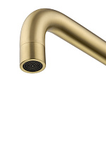 Wonzon & Woghand Смеситель для кухни, изливом 23,3 см, цвет: брашированное золото WW-L1006-BG