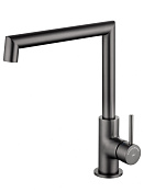 Wonzon & Woghand Смеситель для кухни, изливом 18 см, цвет: темный графит WW-L1005-BGG