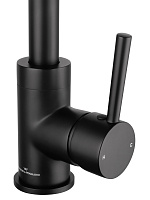 Wonzon & Woghand Смеситель для кухни, изливом 18 см, цвет: черный матовый WW-A21102-MB