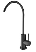 Wonzon & Woghand Кран для фильтрованной воды, длина излива 14 см, поворотный, цвет: темный графит WW-AE4587-BGG