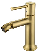 Wonzon & Woghand Tor Смеситель для биде, без донного клап, излив 11,8 см, цвет: брашированное золото WW-88016073-BG