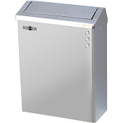 Nofer Ведро для мусора с крышкой подвесное 23 литра, цвет: нержавеющая сталь брашированная 14079.S